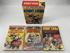 Sonny Chiba 3 PK DVD Gift Set (6 Movies on 3 DVDs 1974-1981) Very Rare - Imagen 1 de 5