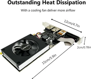 GT 730 Graphics Card, 4GB DDR3, Directx 11 128 Bit, VGA/DVI-D/HDMI, PCI Express - Picture 1 of 3