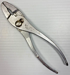 Vintage S-K Wayne Tools 7365 Thin Nose Slip Joint Pliers Tool 6-1/2" Long USA SK - Picture 1 of 12