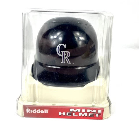 MLB COLORADO ROCKIES RIDDELL MINI BASEBALL HELMET 2003 Unopened Cover