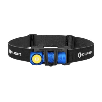 Olight Perun 2 Mini Blue LED Rechargeable Headlamp, 1100 Lumens, Cool White