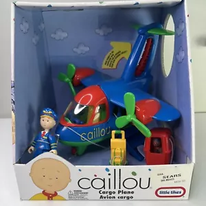 Nuovo in scatola 2003 Sears Little Tikes Caillou aereo cargo con Gilbert - Foto 1 di 9