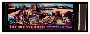 The Westerner Gambling House Matchbook - Picture 1 of 2