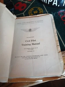 Civil Pilot Training Manual Excerpt No 23 - 1941 & 1943 Fundamentals Maneuvers - Picture 1 of 9