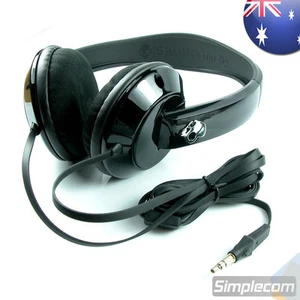 Skullcandy Uprock On-Ear Headphones Flat Cable for MP3 Apple iPod iPhone - Picture 1 of 11