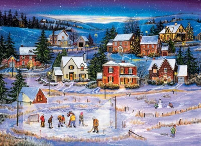 Eurographics Stars on the Ice 1000 Piece Jigsaw Puzzle By Patricia Bourque - Image 1 of 2