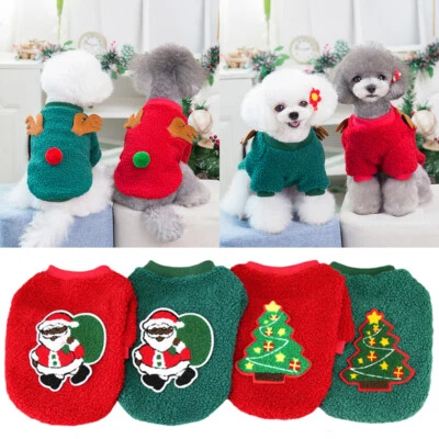 Warmer Haustier-Hundemantel Fleecejacke Pullover Pullover Kleidung / - Bild 1 von 4