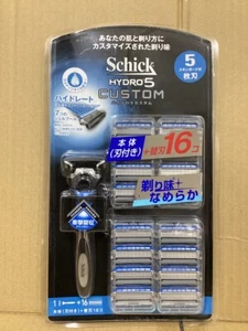 Schick Hydro 5 Custom Holder + 16pc Refill Blades for Shaver 5 layer Men's Razor - Picture 1 of 4