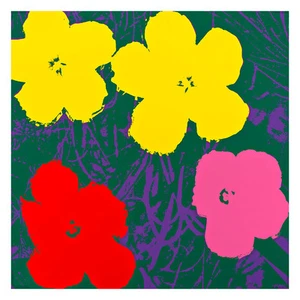 Flowers 1964 9 by Andy Warhol 54cm x 54cm High Quality Art Print - Picture 1 of 1