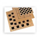 Chess And Mill Board - Birch - Printed On - Field Size 35 MM
