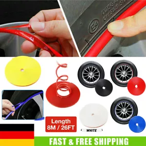 8M Felgen kantenschutz Auto Radnabe Ring Reifenschutz Aufkleber Gummistreifen DE - Bild 1 von 17