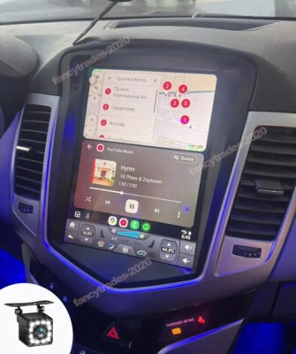 Car Apple Carplay Radio w/Camera For Chevy Cruze 2009-2015 Android 13 GPS Stereo - Image 1 of 4