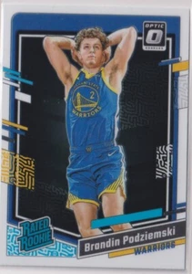 Brandin Podziemski 2023-24 Panini Donruss Optic Base Rated Rookie #203 - Bild 1 von 2