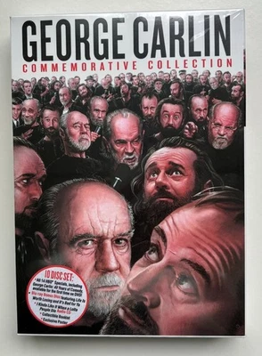 George Carlin Commemorative Collection (DVD, 2018, 10-Disc Set) - Image 1 of 2