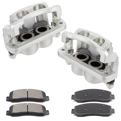 Front Brake Calipers And Ceramic Pads For 2005-11 Ford F-250 F-350 Super Duty - Image 1 of 4