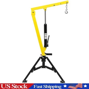 Hydraulic Pickup Truck Crane 1000 Lbs Heavy Duty 360° Swivel Hitch Mounted Crane - Picture 1 of 9