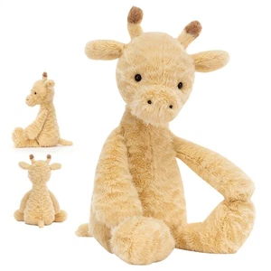 Peluche morbido giraffa Jelly Cat Rolie Polie con etichette e sacchetti - Foto 1 di 12