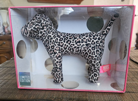 RARE  VICTORIA'S SECRET PINK PLUSH DOG LEOPARD PRINT