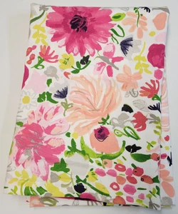 Kate Spade Dahlia Floral Shower Curtain Cotton Cloth Pink Pastel - Picture 1 of 13