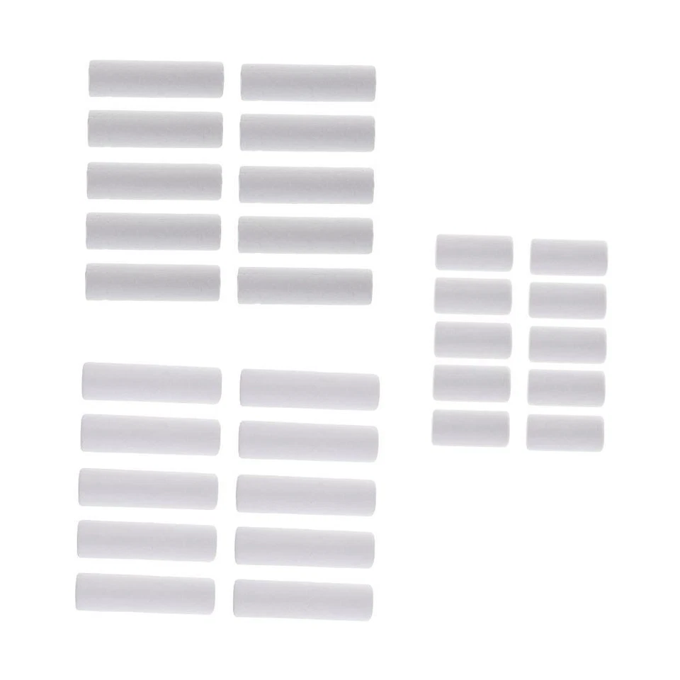 10x Expanded Polystyrene Cylinder Styrofoam for Crafts Christmas Ornament - Image 1 of 1