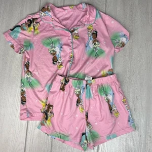 Disney Princess pajama set, size 8 girls pink pajamas - Picture 1 of 4