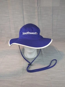 Southwest Airlines Heart Logo Blue Bucket Hat Adjustable - Picture 1 of 5