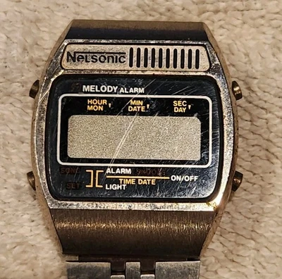 Reloj despertador vintage Nelsonic Melody para piezas  Foto 1 de 4
