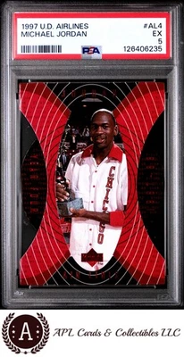 1997 Upper Deck Airlines #AL4 迈克尔·乔丹 PSA 5 — 第 1/2 张图片