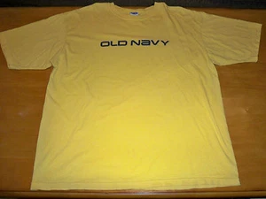 Old Navy Brand Yellow Unisex T-Shirt Size Large Thin - Bild 1 von 5