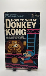 Vintage 1982 How To Win At DONKEY KONG Pocket Book Guide RARE! - Imagen 1 de 3