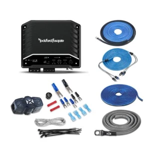 Rockford Fosgate R2-500X1 500W Monoblock Car Amplifier w/ Free 4 Gauge Amp Kit - Picture 1 of 11
