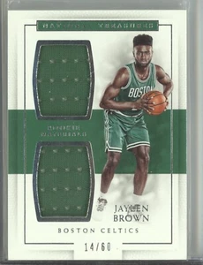 JAYLEN BROWN 2016-17 PANINI NATIONAL TREASURES ROOKIE MATERALS DUAL PATCH RC /6O - Picture 1 of 2