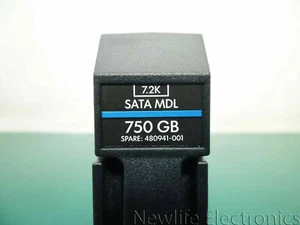 HP 480941-001 Barracuda 750GB 7,200 RPM 3.5 in. SATA HDD 481275-001 ST3750330NS - Picture 1 of 7