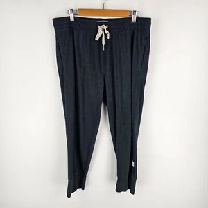 Elm Lifestyle Jogger Pants Womens 14 Faded Black Drawstring Waist Cotton Pull On - Picture 1 of 8