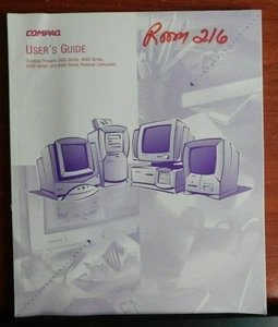 Compaq User's Guide: Presario 3000 4000 6000 8000 Series Computers - 1996 PB - Picture 1 of 6