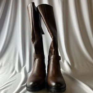 PATRIZIA OBELIA - MBR Womens Boots Medium Brown Size 7.5-8 - Picture 1 of 5