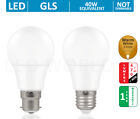 LED GLS ENERGY SAVING LIGHT Bulbs 4.9w =40w 8.5W=60W 14w=100W 150W BC B22 ES E27