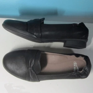 Dansko Karen Loafer in Black Leather Size 38 / 7.5 US - Picture 1 of 15