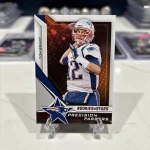 2019 PANINI PRECISION PASSERS RED PARALLEL INSERT Tom Brady INVEST GOAT HOF MVP - Picture 1 of 2