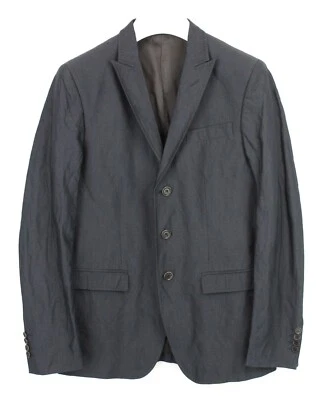 Valentino R.E.D. Blazer Hombre (Eu) 50 Simple Cruzado Mezcla Lana Azul Oscuro - Imagen 1 de 4