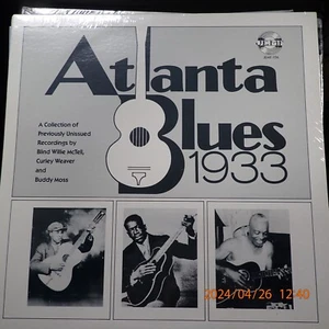 Atlanta Blues 1933 Curly Weaver Buddy Moss JEMF 106 SEALED LP Vinyl New Record - Picture 1 of 3