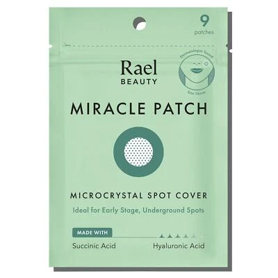 Rael Acne Pimple Patches, Microcrystal Spot Cover, with Tea Tree Oil (9 Count) - Image 1 of 4
