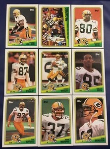 1988 Topps GREEN BAY PACKERS Complete Team Set 11 HOLLAND ROOKIE, EPPS, WRIGHT +