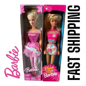 Barbie Mattel Mi Primera Lección de Ballet 2004 y Diversión de Flores Barbie 1995 ENVÍO RÁPIDO - Imagen 1 de 5