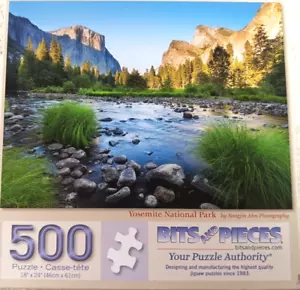 Yosemite National Park 500 Piece Jigsaw Puzzle by Bits and Pieces - Picture 1 of 3