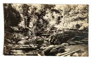 Ruidoso Falls River quasi nuovo anni 40 foto reale cartolina RPPC New Mexico vista panoramica UNP - Foto 1 di 2