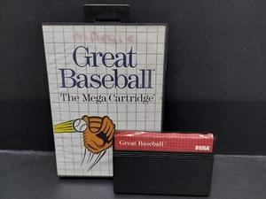 Grande Baseball (Sega Master System, 1987) NO MANUALE, TESTATO - Foto 1 di 5