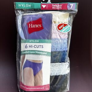 Hanes PP73AS Panties - Hi-cut Color Size 7