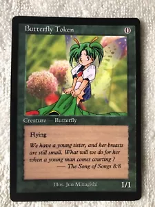 magic the gathering token card,,collectors edition, butterfly - Picture 1 of 4