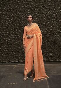Classic Banarasi Weave Saree Bridal Wedding Saree Partywear Sari Bollywood Sari